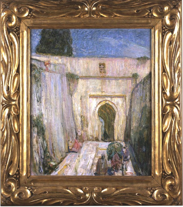 Henry Ossawa Tanner (American, 1859 – 1937), Midday, Tangiers, c. 1912, oil on canvas, 24 1/8 x 20 in., Museum Purchase, AP.2011.1.1. 