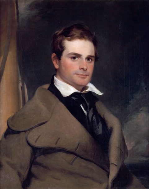 Thomas Sully (American, 1783 – 1872), Captain Samuel Worthington Dewey, 1834, oil on canvas, 30 1/16 x 24 7/8 in., Gift of Mr. & Mrs. Stanley Bernstein, AG.1998.3.1.