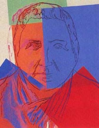 Andy Warhol (American,1928 – 1987), Gertrude Stein from Ten Portraits of Jews of the Twentieth Century, 1980, Silkscreen on paper, Gift of Mr. and Mrs. Daniel M. Edelman, AG.2012.4.10.