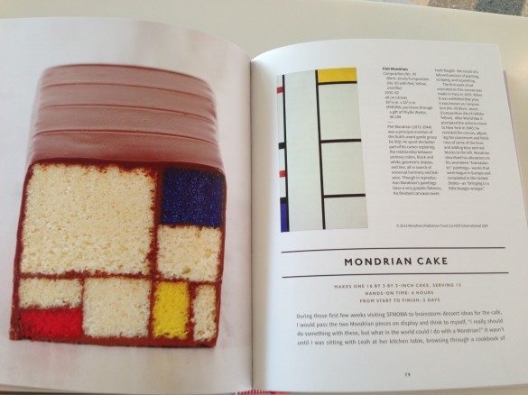 Mondrian Cake, based on Piet Mondrian's Composition (No. III) with Red, Yellow, and Blue, 1935-42, oil on canvas.