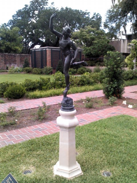 Unknown Artist, Mercury, mid-20th Century, bronze, Gift of the Family of Helen Wilcox and Walter H. Marshall Sr., AG.2012.6.1.