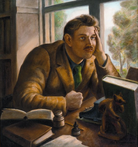 John Steuart Curry (1897 – 1946), Portrait of Stanley Young, 1932, Oil on canvas, Collection of John and Susan Horseman.
