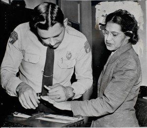 Rosa Parks Being Fingerprinted, Montgomery, Alabama, February 22, 1956